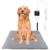 Indoor Pet Heating Pad for Dogs with 12-Level Temperature Adjustment and Timer