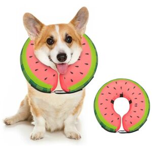 Inflatable Dog Cone Collar Soft Protective Recovery Cone for Dogs After Surgery