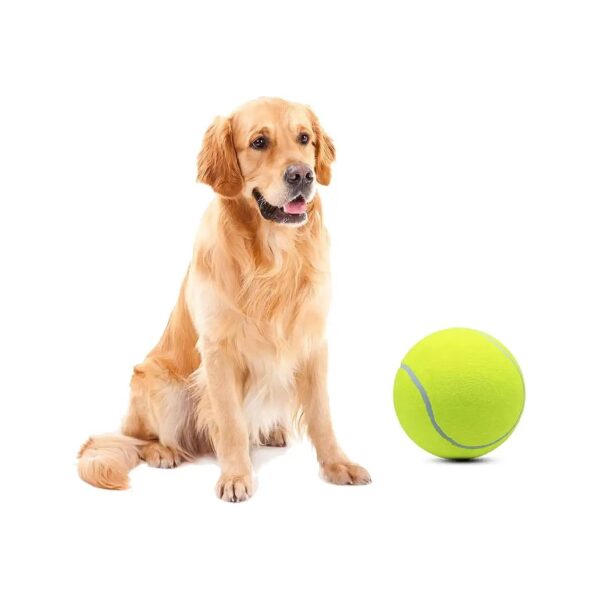 Inflatable Tennis Ball with Strong Bounce and High Visibility Yellow Color