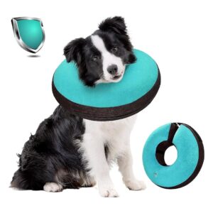 Inflatable and Adjustable Recovery Collar for Large Dogs after Surgery