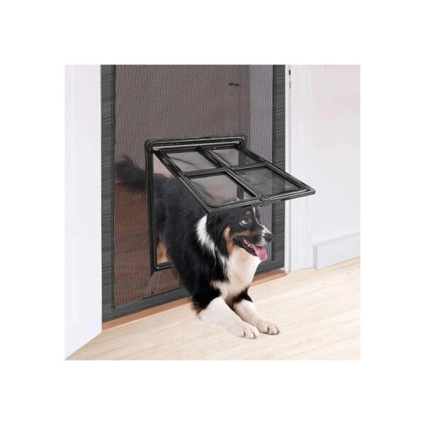 Inner 12 '' x16 '' Dog Screen Door for Large Dogs Suitable for Screen Doors