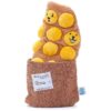 Innovative 2-in-1 Nose-work Egg Puff Waffle Dog Toy for Small Medium Breed Dogs