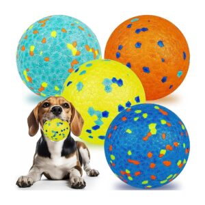 Innovative Dog Balls for Large Medium Small Puppies with High Elasticity and Water-