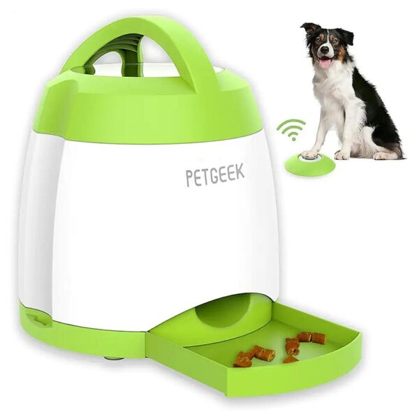 Innovative Dog Food Dispenser Feeder Toy with Dual Power Supply Remote Control