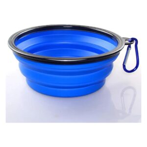 Innovative Foldable Silicone Dog Bowl with Food and Water Containers for Outdoor Use