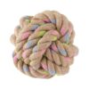 Innovative Hemp Rope Ball Toy for Small Dogs and Puppies, Combines Fun with Functionality