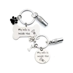 Innovative Pet ID Tags with Address Inserts for Secure Pet Information Storage