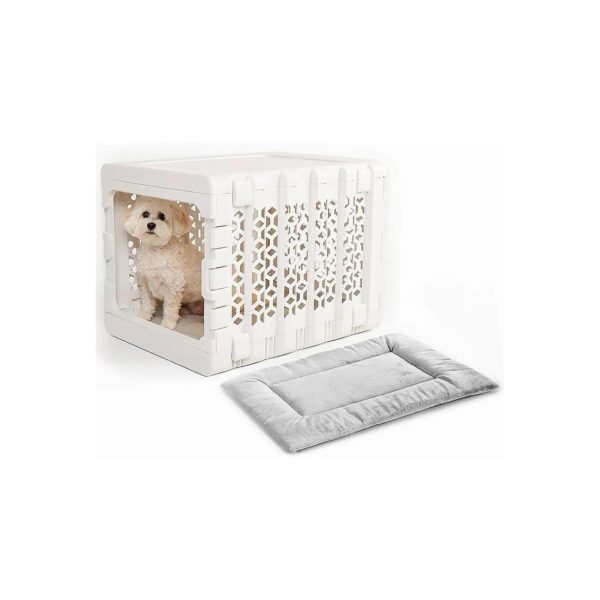 Innovative Portable Pet Crate and Washable Dog Bed for Small Dogs and Cats