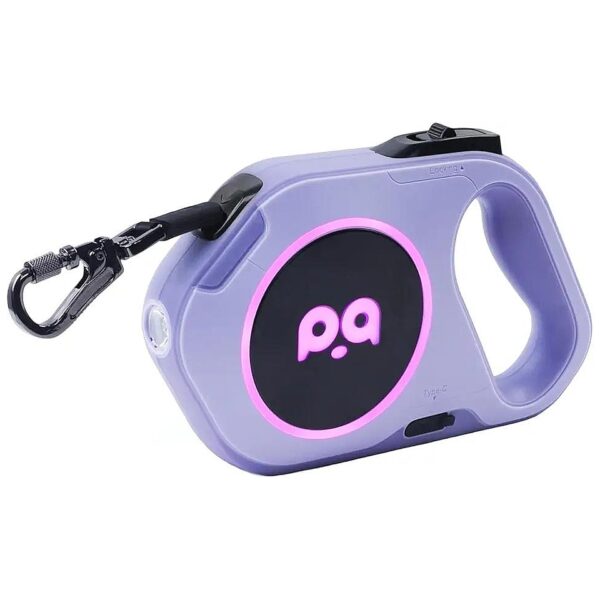 Innovative Retractable Dog Leash with Built-in LED Light for Enhanced Safety