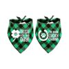 Inspired Buffalo Puppies St Patrick's Day Dog Bandana for Medium Large Pets