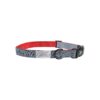 Inspired Dog Collar with 2-Ply Polyester Webbing and Fabric Face