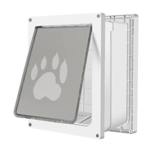 Insulated Pet Door with Magnetic Flap for Large Cats and Dogs