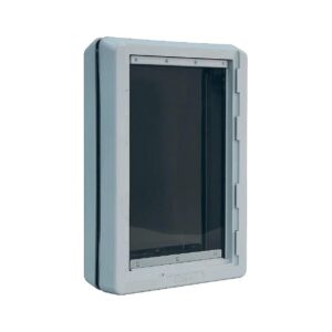 Insulated Pet Door with Vinyl Flaps for Superior Weathering and Energy Efficiency