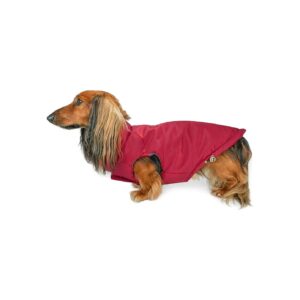 Insulated and Windproof Puffer Dog Jacket for Small Canines with Velcro Closure