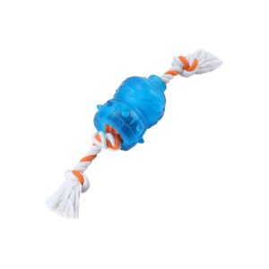 Integrated Puzzle Rope Tug Toy with Treat Dispenser for Small Medium Large Breed Dogs