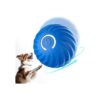 Interactive Blue Dog Ball for Small and Medium Dogs with Rotating and Bouncing Components