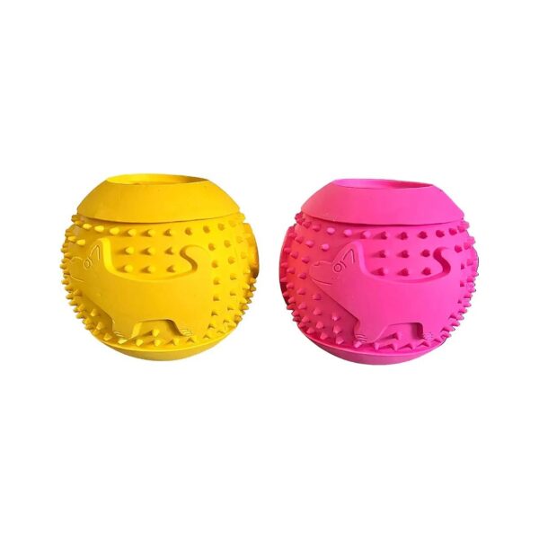 Interactive Dog Feeder and Teeth Cleaner Ball Toy for Small Medium Large Breeds