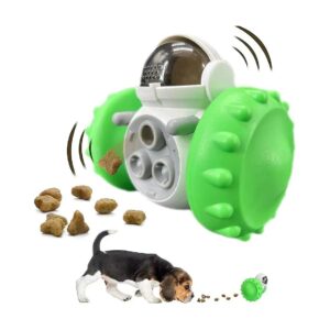 Interactive Dog Food Dispersing Toys for Small Medium Dogs with Robot Shape Slow Feeder