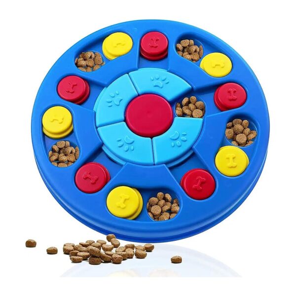 Interactive Dog Puzzle Toy for Smart Dogs and Cats with Treat Dispenser