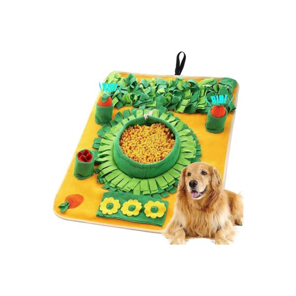 Interactive Dog Puzzle Toys, Snuffle and Search for Hidden Treats and Stress Relief