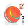 Interactive Dog Toy Ball with Smart Sensor Technology for Automatic Rolling and Jumping