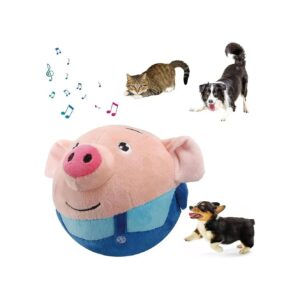 Interactive Dog Toy with Bounce and Shake Motion Sensor for Puppy Entertainment