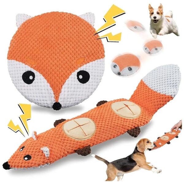 Interactive Dog Toys for Small Medium and Large Breed with No Stuffing and Squeakers