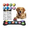 Interactive Dog Training Kit with Talking Buttons and Waterproof Mat