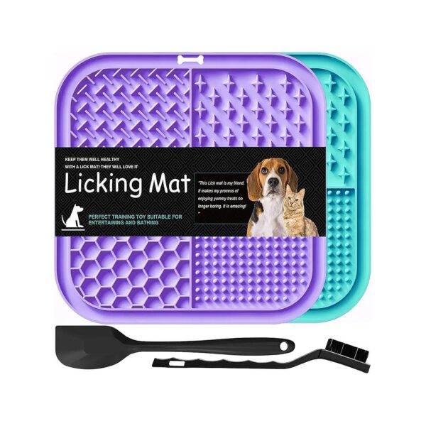 Interactive Food Mat for Dogs and Cats with Calming Effects and Portion Control