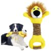 Interactive Plush Dog Toy with Cr