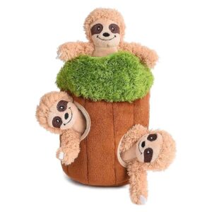 Interactive Plush Dog Toy with Woodland Creatures for Small Medium Large Dogs