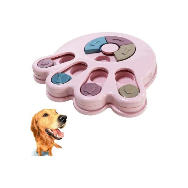 Interactive Puppy Puzzle Toy with Treat Dispenser for Cognitive Training and Feeding Fun