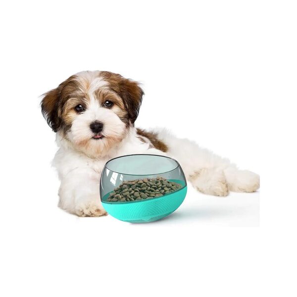 Interactive Slow Feeder Bowl for Small to Medium Dogs and Cats with No Spill Design