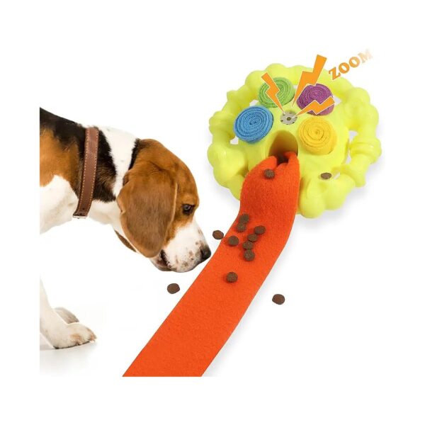 Interactive Snuffle Ball Encourages Natural Foraging Skills in Dogs