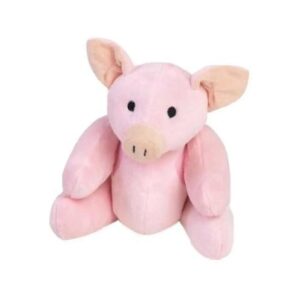 Interactive Soft Squeaker Pig Head Pull Apart Toy