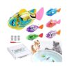 Interactive Water-Based Cat and Dog Toys with Glowing LED Lights and 6 Fish