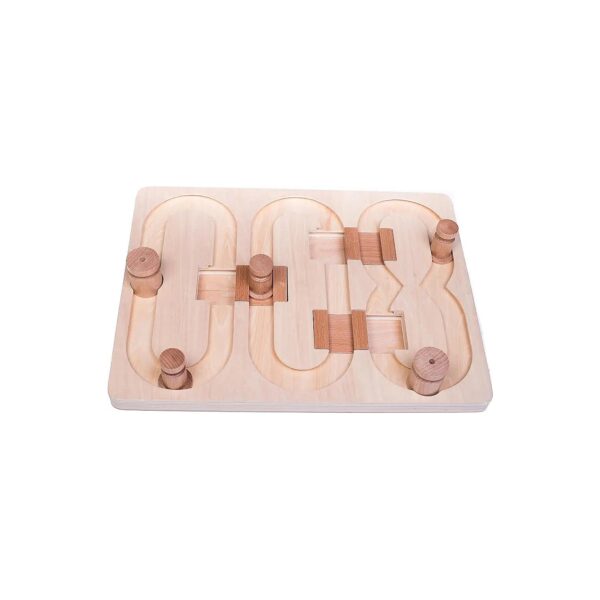 Interactive Wooden Dog Toy for Small Pets' Natural Instincts and Curiosity Development