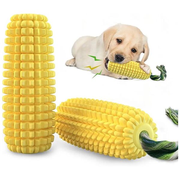 Interactive Yellow Dog Chew Toys for Aggressive Chewers Small Medium Large Breed