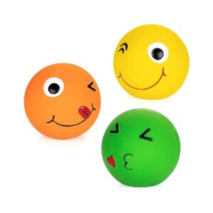 Interactive and Soft Latex Rubber Dog Toy Balls for Medium Dogs