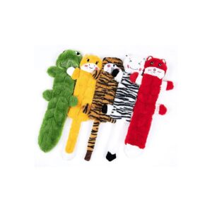 Interchangeable Crinkle Squeaky Dog Toys for Small Medium and Large Breeds