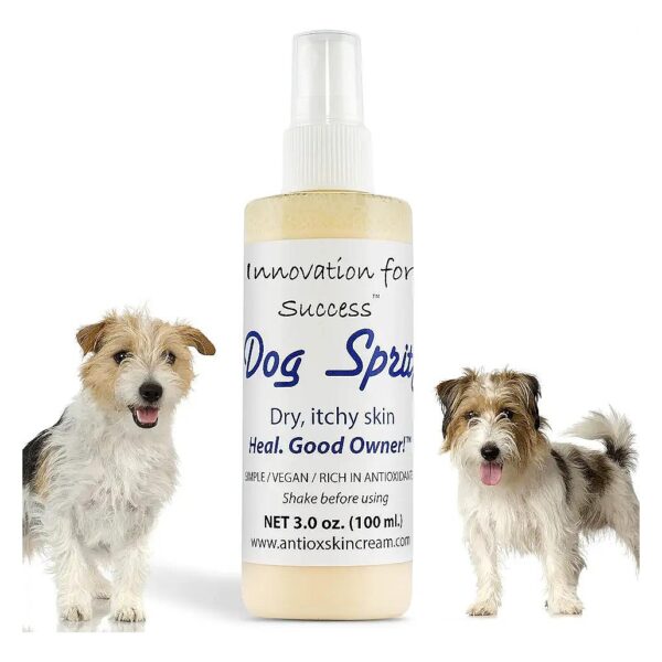 Itch Spray for Dogs with Antioxidants and New Improved Aroma