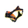 JK9 Mantrailing Harness Small Size UV Orange with Neon Edge for Stealth Work