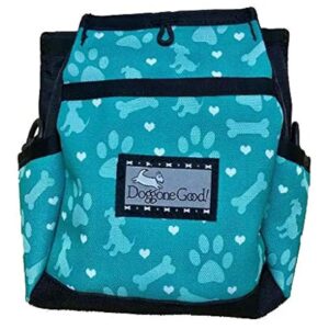 Jade Hearts and Paws Design Rapid Reward Pouch with Magnetic Closure