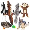 Jalousie 5 Pack Dog Squeaky Toys for Small Medium Large Breeds High-Quality Material