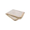 Jumbo Cream Dog Bed Cover with Machine Washable Faux Fur and Suede Ultra Plush Material