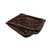 Jumbo Plus Chocolate Dog Bed Cover with Machine Washable Faux Fur and Suede