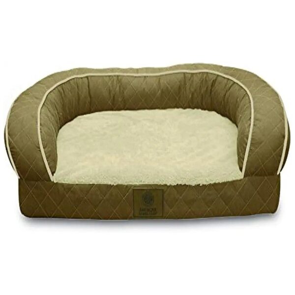 Jumbo Size Orthopedic Pet Sofa Bed with Bolster Sides Ideal for Medium Breeds