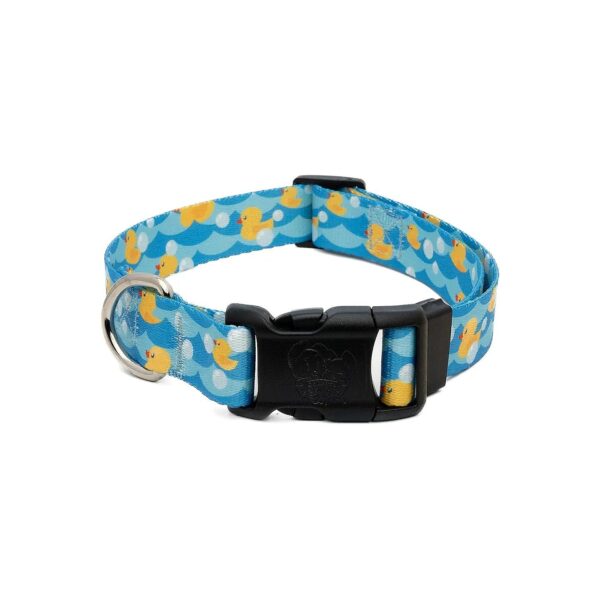 Just Ducky Creature Themed Dog Collar with Durable Hardware and Polyester Webbing