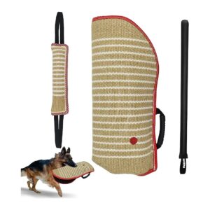 K9 Professional Dog Training Equipment Set with Bite Sleeve and Training Stick