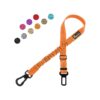 Keep Your Pet Safe and Secure on Wheels Orange Adjustable Nylon Dog Car Seat Belt